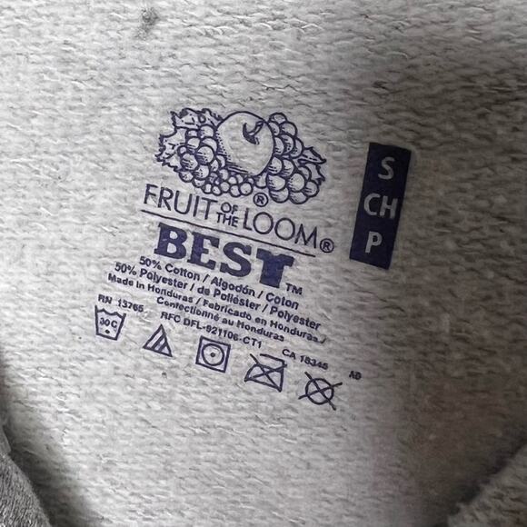 FRUIT OF THE LOOM / gray Jasper Canada pullover hoodie sweatshirt / S - Picture 4 of 5